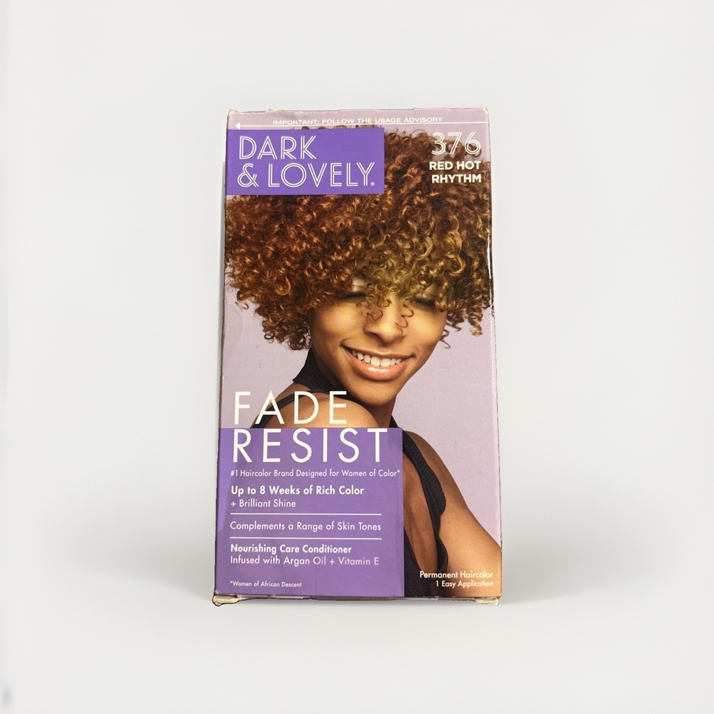 Dark and Lovely Fade Resist Rich Conditioning Hair Color 376 Red Hot Rhythm
